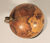 Brass and Green Marble 6 1/2" Old World Globe