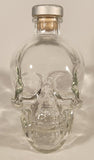 Crystal Head Vodka Skull Shaped 750 mL 7 1/4" Glass Bottle with Ceramic Cork Lid