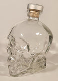 Crystal Head Vodka Skull Shaped 750 mL 7 1/4" Glass Bottle with Ceramic Cork Lid