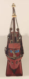American Flagged Steamship Freighter Tugboat 12 1/2" Tin Metal Boat Model