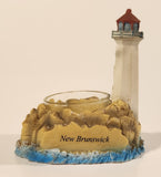 Campbellton New Brunswick Lighthouse 3 3/4" Resin Candle Holder Ornament