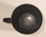 Vintage 1970 Thermo Serv NHL Hockey Team Logos 4" Black Plastic Coffee Mug Cup
