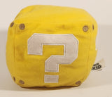 2021 Jakks Pacific Nintendo Super Mario Question Block 5" Stuffed Plush Toy with Sound