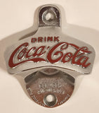 Coca Cola Est. 1886 Atlanta, Georgia Cast Metal Wall Mount Bottle Opener