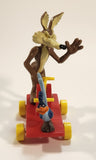 1989 McDonald's Warner Bros. Looney Tunes Wile E. Coyote & Roadrunner Train Handcar Toy Railroad Vehicle