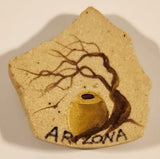 Arizona Hand Painted Rock Fridge Magnet