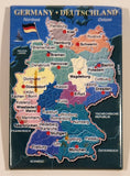 Germany Deutschland Map Fridge Magnet