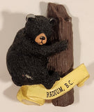 Radium B.C. Black Bear on Tree 3D Resin Fridge Magnet
