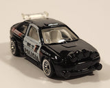 2000 Hot Wheels World Racers 2 Ford Escort Rally #1 Police Cops Policia Black with White Doors Die Cast Toy Car Vehicle