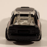 2000 Hot Wheels World Racers 2 Ford Escort Rally #1 Police Cops Policia Black with White Doors Die Cast Toy Car Vehicle