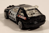 2000 Hot Wheels World Racers 2 Ford Escort Rally #1 Police Cops Policia Black with White Doors Die Cast Toy Car Vehicle
