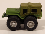 Asahi Wonda Four Wheel Willys MB Jeep Army Green Pull Back Miniature Plastic Toy Car Vehicle