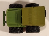Asahi Wonda Four Wheel Willys MB Jeep Army Green Pull Back Miniature Plastic Toy Car Vehicle