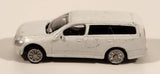 2004 Lawson Dress Up Car Collection Nissan Stagea Axis White Miniature Plastic Toy Car Vehicle