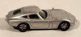 Toyota 2000 GT Silver Miniature Plastic Toy Car Vehicle