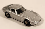 Toyota 2000 GT Silver Miniature Plastic Toy Car Vehicle