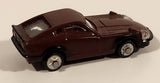 Datsun Nissan Fairlady Z (S30) Maroon Brown Miniature Plastic Toy Car Vehicle