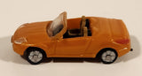 Datsun Nissan Fairlady Z Z33 Roadster Convertible Orange Miniature Plastic Toy Car Vehicle