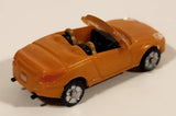 Datsun Nissan Fairlady Z Z33 Roadster Convertible Orange Miniature Plastic Toy Car Vehicle