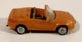 Datsun Nissan Fairlady Z Z33 Roadster Convertible Orange Miniature Plastic Toy Car Vehicle