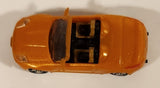Datsun Nissan Fairlady Z Z33 Roadster Convertible Orange Miniature Plastic Toy Car Vehicle