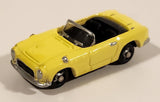 Asahi Wonda Famous Car Collection Honda S-800 Convertible Yellow Miniature Toy Car Vehicle