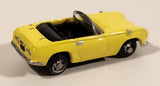 Asahi Wonda Famous Car Collection Honda S-800 Convertible Yellow Miniature Toy Car Vehicle