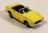 Asahi Wonda Famous Car Collection Honda S-800 Convertible Yellow Miniature Toy Car Vehicle