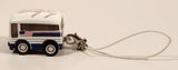 Kokusai Kogyo Bus Miniature Pull Back Toy Car Vehicle with Clip Hanger