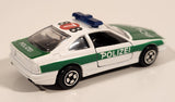Rare Corgi BMW 850i Polizei 878 White and Green Die Cast Toy Car Vehicle with Opening Doors