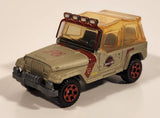 2018 Matchbox Jurassic World: Legacy Collection Jeep Wrangler Matte Metallic Light Sand Die Cast Toy Car Vehicle