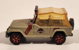 2018 Matchbox Jurassic World: Legacy Collection Jeep Wrangler Matte Metallic Light Sand Die Cast Toy Car Vehicle