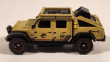 2022 Matchbox Jurassic World Dominion Jeep Gladiator Tan Die Cast Toy Car Vehicle