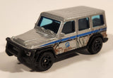 2019 Matchbox Jurassic World: Island Transport Team '14 Mercedes-Benz G-Class Silver Die Cast Toy Car Vehicle