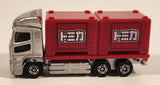 2017 Tomy Tomica No. 85 Mitsubishi Fuso Super Great Semi Truck Red Die Cast Toy Car Vehicle