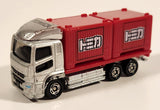 2017 Tomy Tomica No. 85 Mitsubishi Fuso Super Great Semi Truck Red Die Cast Toy Car Vehicle
