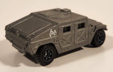 2025 Matchbox Jurassic World Rebirth Humvee Metalflake Grey Die Cast Toy Car Vehicle