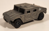2025 Matchbox Jurassic World Rebirth Humvee Metalflake Grey Die Cast Toy Car Vehicle