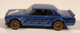 2021 Hot Wheels Replica Entertainment: Forza Horizon 4 Nissan Skyline H/T 2000GT-X Metalflake Blue Die Cast Toy Car Vehicle