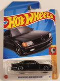 2023 Hot Wheels HW Turbo '89 Mercedes-Benz 560 SEC AMG Black Die Cast Toy Car Vehicle New in Package