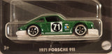 2024 Hot Wheels Vintage Racing Club 1971 Porsche 911 Green Die Cast Toy Car Vehicle New in Package