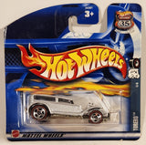 2002 Hot Wheels Red Lines The Demon Torero Metalflake Silver Die Cast Toy Car Vehicle New in Package