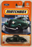 2024 Matchbox MBX Showroom 1936 Ford Coupe Dark Green Die Cast Toy Car Vehicle New in Package