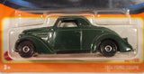 2024 Matchbox MBX Showroom 1936 Ford Coupe Dark Green Die Cast Toy Car Vehicle New in Package
