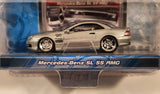 2005 Maisto Playerz Luxury Diecast Collection Mercedes-Benz SL 55 AMG Silver Die Cast Toy Car Vehicle New in Package
