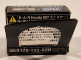 Asahi Soft Drinks Super H2O No. 1 B-A-R Honda 007 Takuma Sato Miniature Model Kit Toy Race Car Vehicle Part New in Package