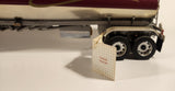Franklin Mint Precision Models 1993 Mack Truck Semi Tanker Trailer Dark Red 1:32 Scale Die Cast Toy Car Vehicle Missing Parts