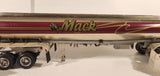 Franklin Mint Precision Models 1993 Mack Truck Semi Tanker Trailer Dark Red 1:32 Scale Die Cast Toy Car Vehicle Missing Parts