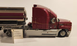Franklin Mint Precision Models 1993 Mack Truck Semi Tanker Trailer Dark Red 1:32 Scale Die Cast Toy Car Vehicle Missing Parts