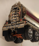 Franklin Mint Precision Models 1993 Mack Truck Semi Tanker Trailer Dark Red 1:32 Scale Die Cast Toy Car Vehicle Missing Parts